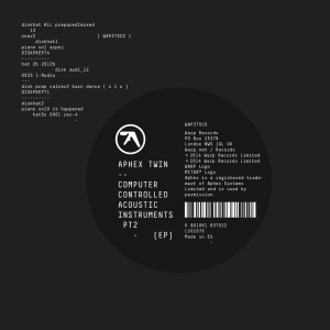 Aphex Twin - Computer Controlled Acoustic Instruments Pt2 EP (2015)
