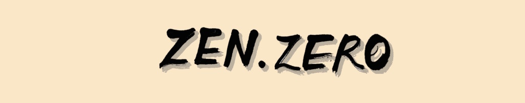 ZEN.ZERO scritta